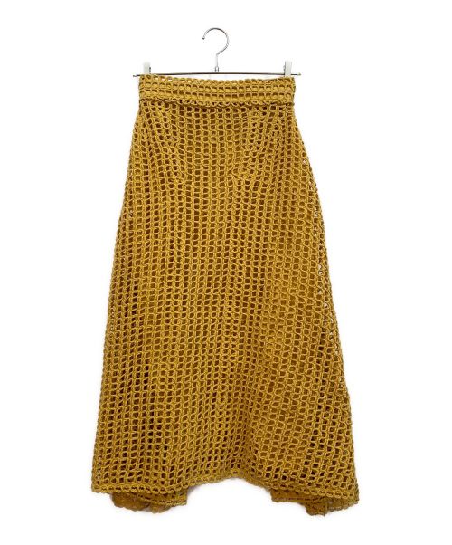 JIL SANDER（ジルサンダー）JIL SANDER (ジルサンダー) SKIRT Q 12 オレンジ サイズ:32の古着・服飾アイテム