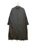 Graphpaper（グラフペーパー）の古着「Broad L/S Oversized Shirt Dress ブロードロングスリーブオーバーサイズドシャツドレス」｜チャコールグレー