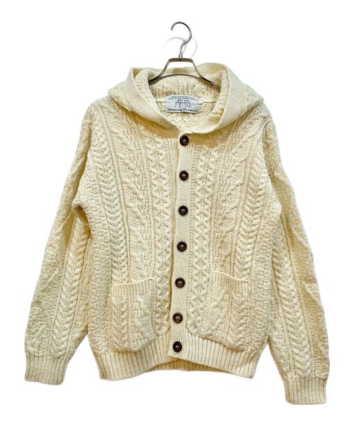 oldderby Knitwear（オールドダービーニットウェア）oldderby Knitwear (オールドダービーニットウェア) ニットカーディガン アイボリー サイズ:Mの古着・服飾アイテム