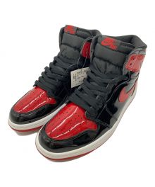 NIKE（ナイキ）の古着「Air Jordan 1 High OG Patent Bred / エアジョーダン1 ハイ OG パテント ブレッド」｜ブラック×レッド