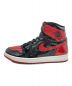 NIKE (ナイキ) Air Jordan 1 High OG Patent Bred / エアジョーダン1 ハイ OG パテント ブレッド ブラック×レッド サイズ:US9.5：22000円