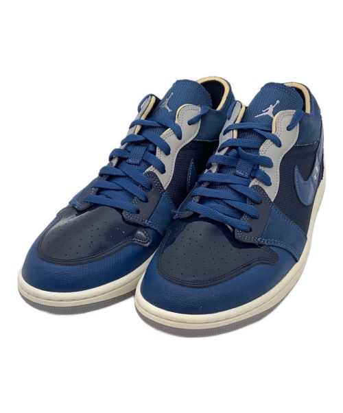 NIKE（ナイキ）NIKE (ナイキ) AIR JORDAN 1 LOW SE CRAFT/DR8867-400 ブルー×ネイビー サイズ:29の古着・服飾アイテム