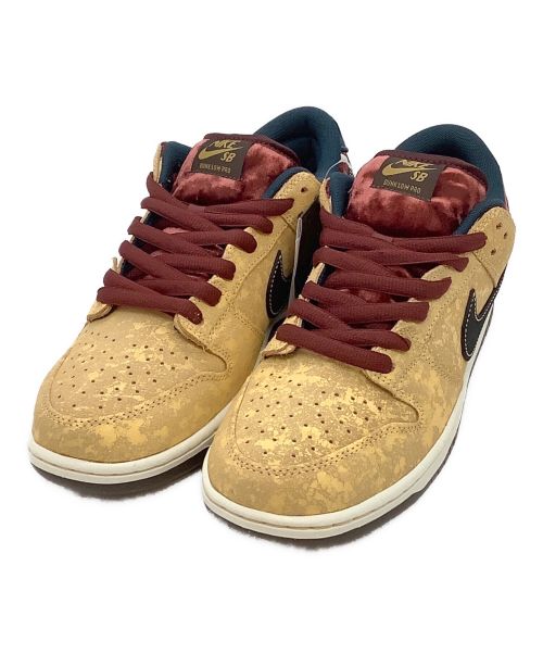 NIKE（ナイキ）NIKE (ナイキ) SB DUNK LOW PRO / SB ダンク ロー プロ ベージュ×ワインレッド サイズ:US10.5の古着・服飾アイテム