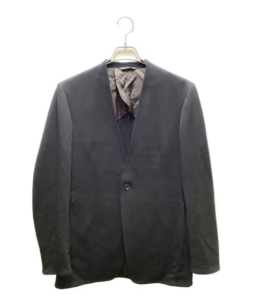 RAINMAKER（レインメーカー）RAINMAKER (レインメーカー) PONTE ROMA NO COLLAR JACKET ブラック サイズ:4（46）の古着・服飾アイテム