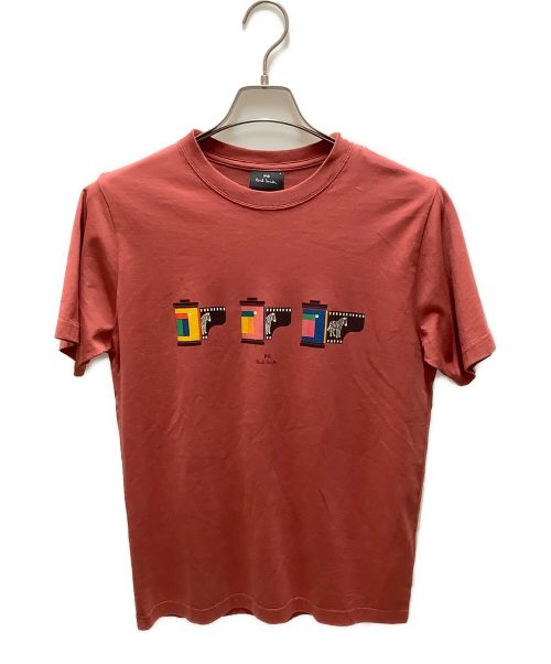 PS Paul Smith（ＰＳポールスミス）PS Paul Smith (ＰＳポールスミス) シマウマプリントTシャツ ブラウン サイズ:S 未使用品の古着・服飾アイテム