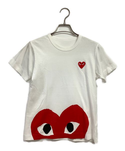 COMME des GARCONS（コムデギャルソン）COMME des GARCONS (コムデギャルソン) ハートワッペン カットソー ホワイト サイズ:Sの古着・服飾アイテム