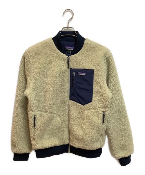 Patagonia（パタゴニア）Patagonia (パタゴニア) レトロXボマージャケット アイボリー×ネイビー サイズ:S 未使用品の古着・服飾アイテム