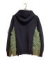 sacai (サカイ) Pre Mens Sponge Sweat X Ma-1 Zip Up Hoodie Navy×Khaki ネイビー×グリーン サイズ:3：29800円