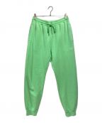 WIND AND SEAウィンド アンド シー）の古着「SEA (pigment-dye) SWEAT PANTS.」｜黄緑