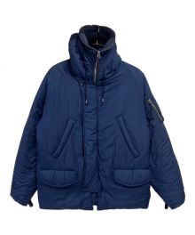 YSTRDY'S TMRRW（イエスタデイズトゥモロウ）の古着「PADDED PACIFISM HOODED JACKET」｜ブルー