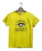 KENZOケンゾー）の古着「KL19 Large Eye Love Kenzo Tee」｜イエロー