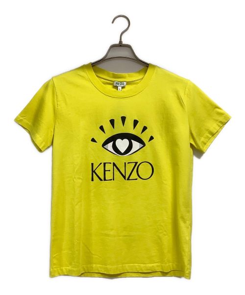 KENZO（ケンゾー）KENZO (ケンゾー) KL19 Large Eye Love Kenzo Tee イエロー サイズ:L 未使用品の古着・服飾アイテム