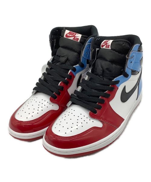 NIKE（ナイキ）NIKE (ナイキ) AIR JORDAN 1 RETRO HIGH OG FEARLESS ブルー×レッド サイズ:29の古着・服飾アイテム