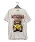 MOSCHINO（モスキーノ）の古着「テディベア ロゴプリント Tシャツ」｜ホワイト