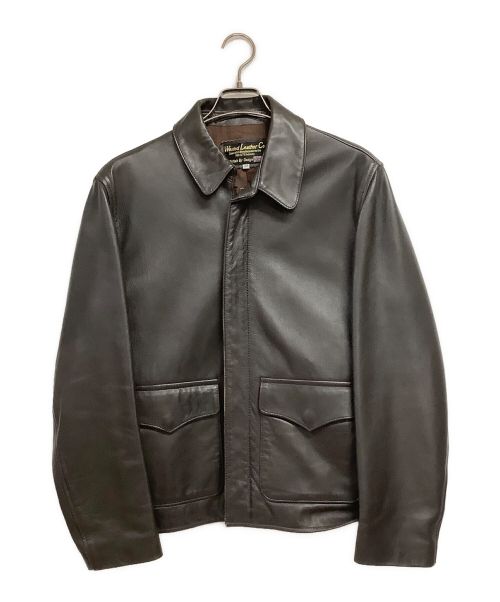 WESTED LEATHER CO（ウエステッド レザー）WESTED LEATHER CO (ウエステッド レザー) レザージャケット ダークブラウン サイズ:38の古着・服飾アイテム