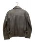 WESTED LEATHER CO (ウエステッド レザー) レザージャケット ダークブラウン サイズ:38：30000円