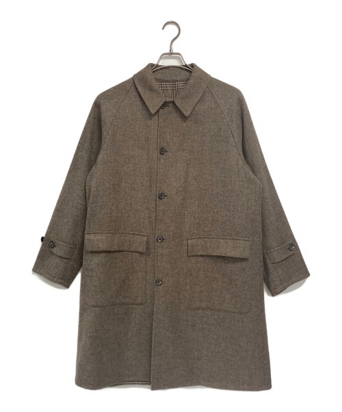 STEVEN ALAN（スティーブンアラン）STEVEN ALAN (スティーブンアラン) UNDYED SOLID REVER COAT（アンダイドソリッドコート） ブラウン サイズ:Sの古着・服飾アイテム