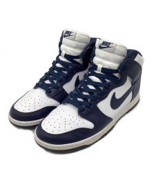 NIKE（ナイキ）の古着「DUNK HI RETRO Championship Navy／ハイカットスニーカー」｜ネイビー×ホワイト