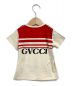 GUCCI (グッチ) 半袖カットソー ベージュ×レッド サイズ:18/24ｍ：3480円