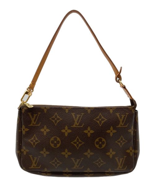 LOUIS VUITTON（ルイ ヴィトン）LOUIS VUITTON (ルイ ヴィトン) モノグラム ポシェット・アクセソワール/アクセサリーポーチ/ハンドバッグ ブラウンの古着・服飾アイテム