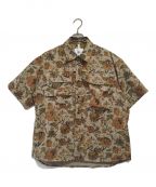 JUGEMジュゲム）の古着「PRT DRY CARGO SHIRT」｜カーキ