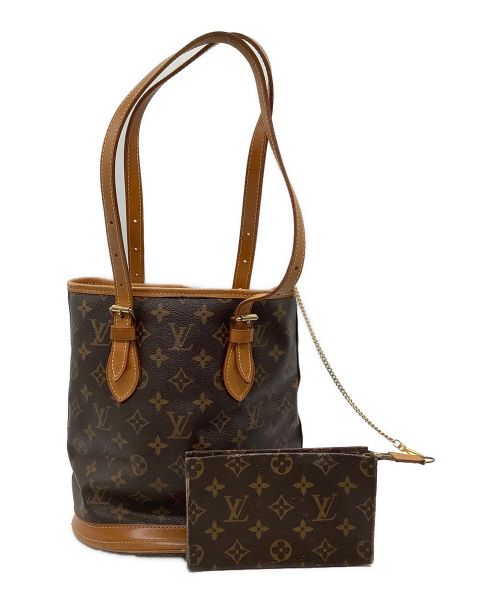 LOUIS VUITTON（ルイ ヴィトン）LOUIS VUITTON (ルイ ヴィトン) モノグラム バケットPM/ショルダーバッグ サイズ:PMの古着・服飾アイテム