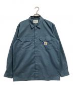 CarHarttカーハート）の古着「L/S MASTER SHIRT」｜ブルー