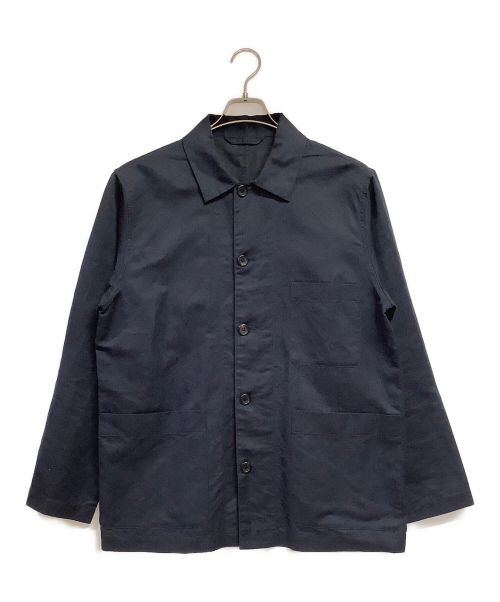 MARGARET HOWELL（マーガレットハウエル）MARGARET HOWELL (マーガレットハウエル) PROOFED FINE COTTON POPLIN ネイビー サイズ:Lの古着・服飾アイテム