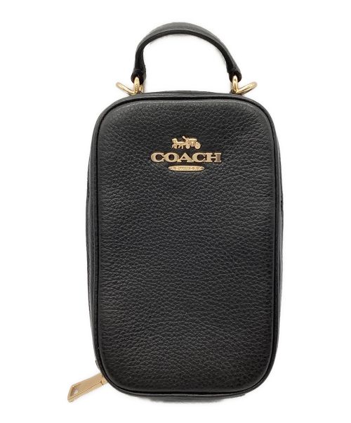 COACH（コーチ）COACH (コーチ) eva phone crossbody ショルダーバッグ ブラック サイズ:-の古着・服飾アイテム