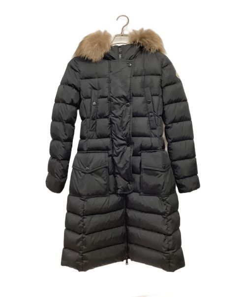 MONCLER（モンクレール）MONCLER (モンクレール) khloe giubbotto ロングダウンコート ブラックの古着・服飾アイテム