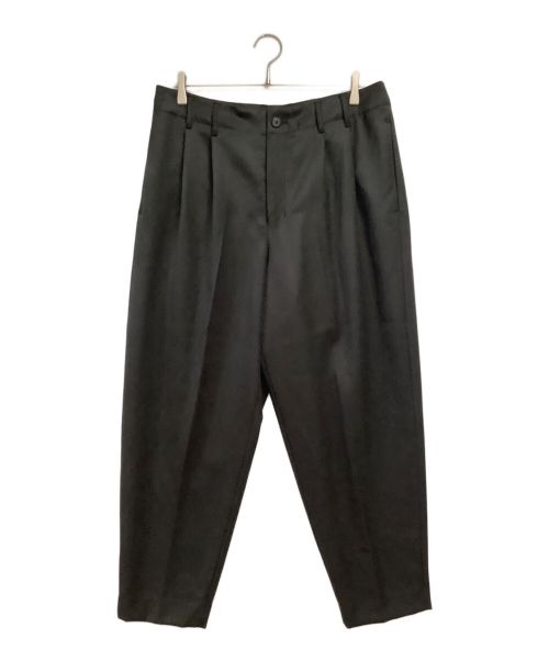 nonnotte（ノノット）nonnotte (ノノット) 2 TACK WIDE TAPERED TROUSERS/スラックス ブラック サイズ:5 未使用品の古着・服飾アイテム