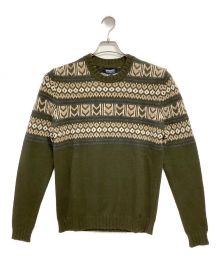 WOOLRICH（ウールリッチ）の古着「クルーネックニット」｜グリーン