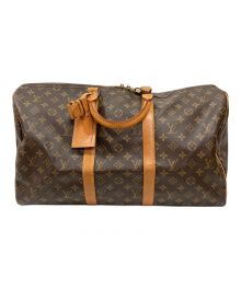 LOUIS VUITTON（ルイ ヴィトン）の古着「モノグラム キーポル50/トラベルバッグ」｜ブラウン