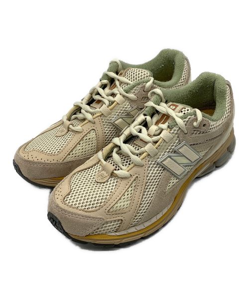 NEW BALANCE（ニューバランス）NEW BALANCE (ニューバランス) AURALEE (オーラリー) 1906R スニーカー ベージュ×イエロー サイズ:26の古着・服飾アイテム