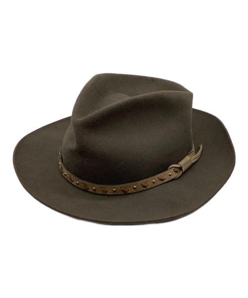 STETSON（ステットソン）STETSON (ステットソン) THE GUN CLUB カウボーイハット ブラウン サイズ:59(7 3/8)の古着・服飾アイテム