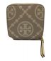 TORY BURCH (トリーバーチ) コンパクトウォレット ベージュ：10000円