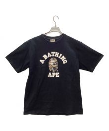 A BATHING APE（アベイシングエイプ）の古着「Tシャツ」｜ブラック