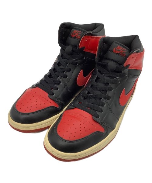 NIKE（ナイキ）NIKE (ナイキ) AIR JORDAN1 レッド×ブラック サイズ:27.5の古着・服飾アイテム