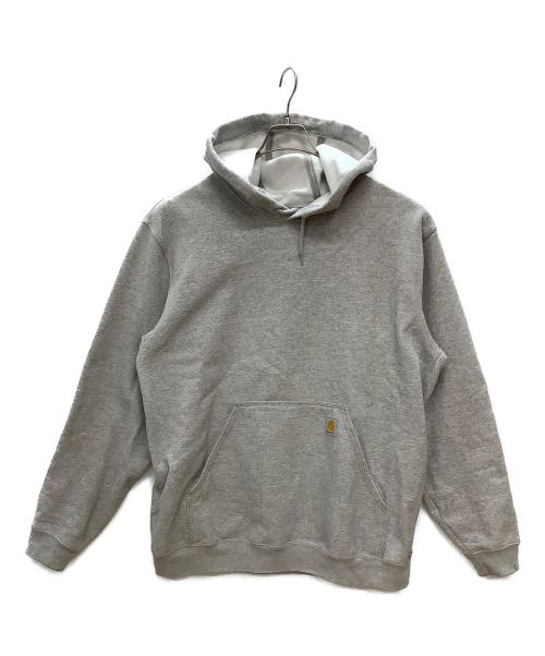 CarHartt（カーハート）CarHartt (カーハート) プルオーバーパーカー グレー サイズ:Lの古着・服飾アイテム