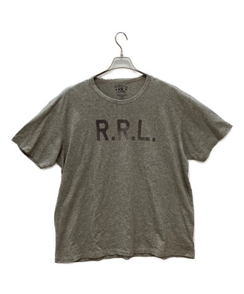 RRL（ダブルアールエル）RRL (ダブルアールエル) ロゴTシャツ グレー サイズ:XXLの古着・服飾アイテム