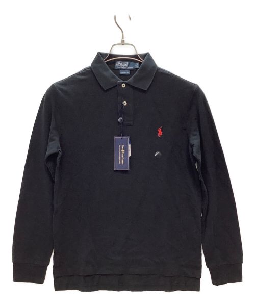 POLO RALPH LAUREN（ポロ・ラルフローレン）POLO RALPH LAUREN (ポロ・ラルフローレン) 長袖ポロシャツ ブラック サイズ:M 未使用品の古着・服飾アイテム