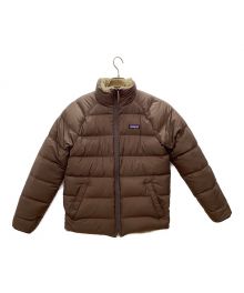 Patagonia（パタゴニア）の古着「Men's Reversible Silent Down Jacket」｜ブラウン