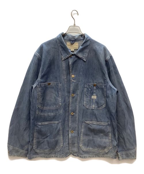 RRL（ダブルアールエル）RRL (ダブルアールエル) インディゴデニムエンジニアジャケット インディゴ サイズ:XXLの古着・服飾アイテム