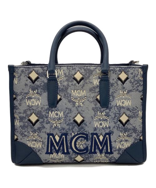 MCM（エムシーエム）MCM (エムシーエム) 2WAYバッグ ネイビーの古着・服飾アイテム