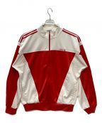 adidas Originalsアディダスオリジナル）の古着「80sトラックジャケット」｜レッド×ホワイト