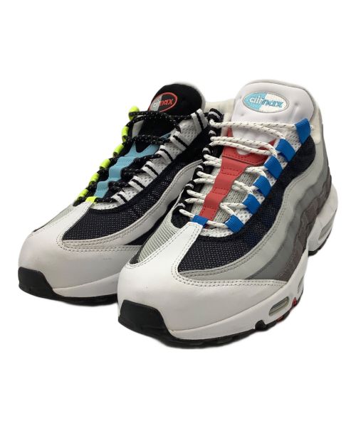 NIKE（ナイキ）NIKE (ナイキ) AIR MAX 95 QS ホワイト×グレー サイズ:27の古着・服飾アイテム