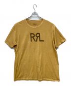 RRLダブルアールエル）の古着「ロゴプリントTシャツ」｜オレンジ