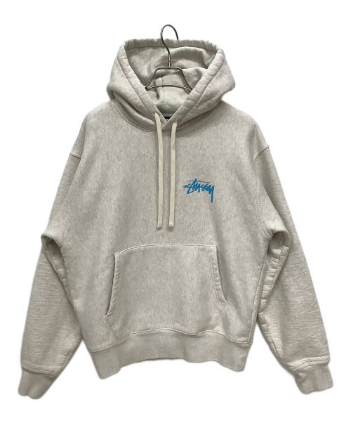 stussy（ステューシー）stussy (ステューシー) DANCE ENERGY HOODIE ライトグレー サイズ:Mの古着・服飾アイテム