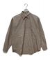 AURALEE（オーラリー）の古着「WASHED FINX TWILL BIG SHIRT」｜グレージュ