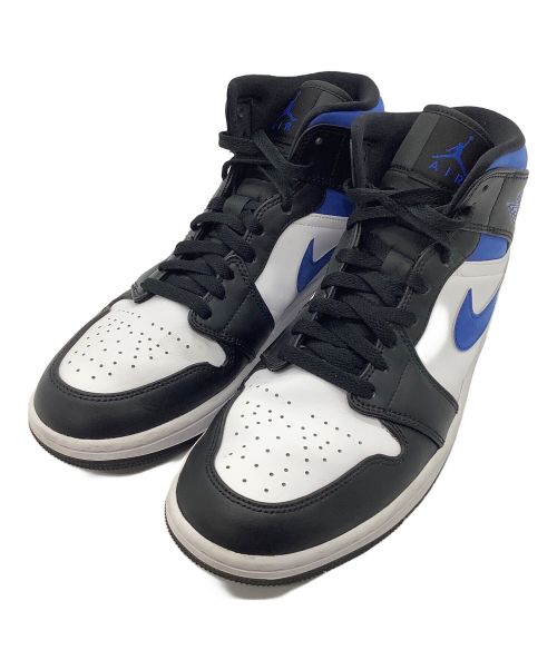 NIKE（ナイキ）NIKE (ナイキ) AIR JORDAN 1 MID ブラック×ブルー サイズ:27.5の古着・服飾アイテム